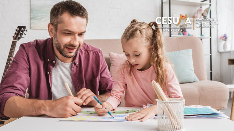 Padre-haciendo-actividades-con-su-hija