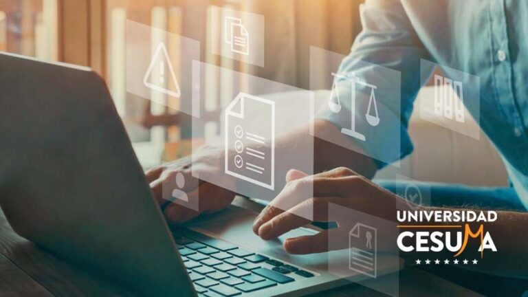 Trabajando en portatil