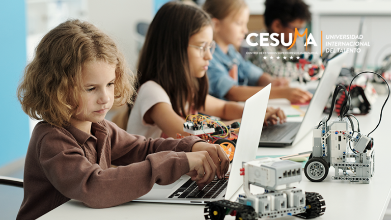 niños-explorando-con-robots