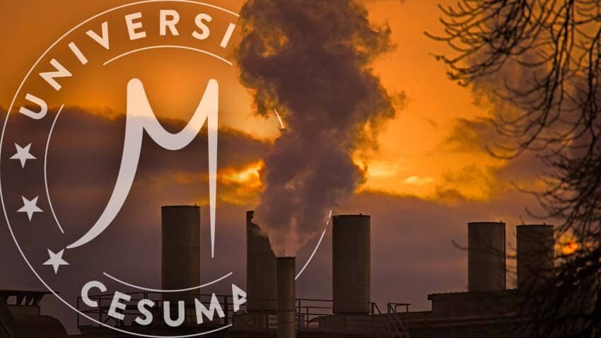 Contaminación atmosférica y cielo rojo Contaminación atmosférica y cielo rojo