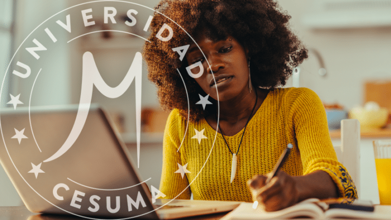 alumna online estudiando